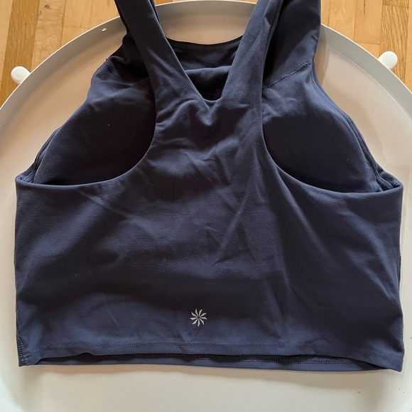 Athleta Conscious Crop medieval violet size small cup size A-C - Picture 3 of 4